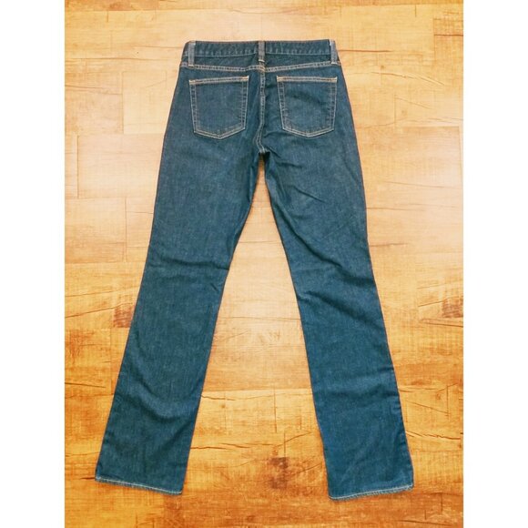 J. Crew 27R Boot Cut Denim Jeans Dark Wash - Picture 2 of 2